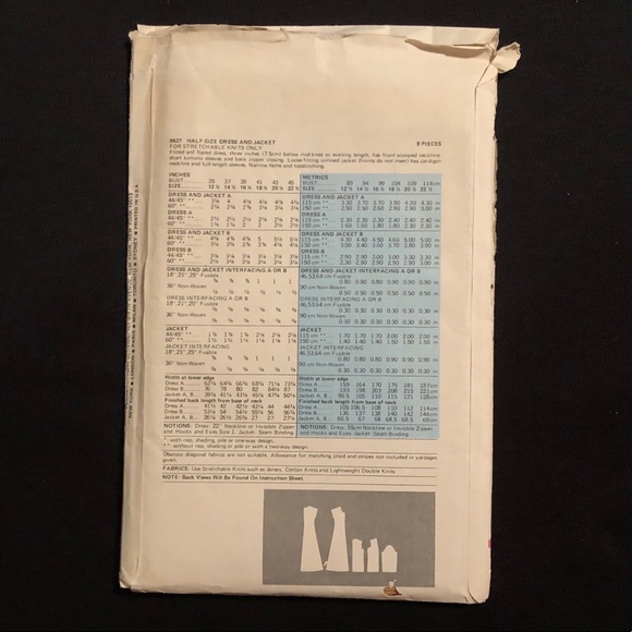 4 Vintage Vogue Patterns - Picture 3 of 9